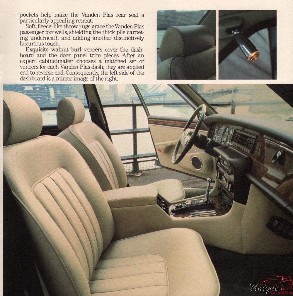 1986 Jaguar Model Lineup Brochure Page 1